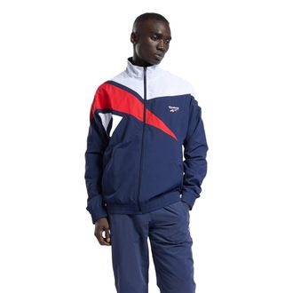 Reebok Mens Standard Classics Track Top, Vector Navy, M