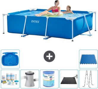 Intex Piscina Con Estructura Rectangular - 220x150x60 Cm - 7-piezas S30034