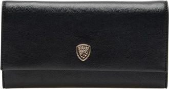 Blauer Elegante Klassieke Damesportemonnee met Muntvakje - Dames - Portefeuilles - Zwart - ONE Size - Accessoires