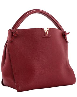 Louis Vuitton Red Sheep Leather Tournon (Authentic Pre-Loved)