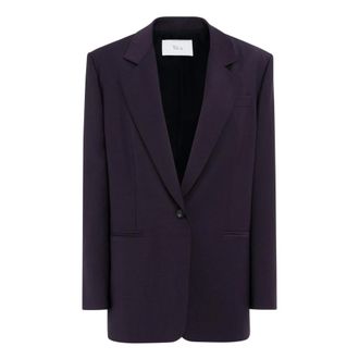Tela Blazer Sartoriale Monopetto - - Jackets - Donna - Viola - XS