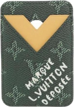 Louis Vuitton Pre-owned Accessories, male, Green, Size: ONE SIZE Pre-owned Monogram Heritage Card Case