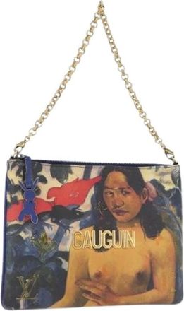 Louis Vuitton Pre-owned Clutches, female, Multicolor, Size: ONE SIZE Pre-owned Canvas Clutch
