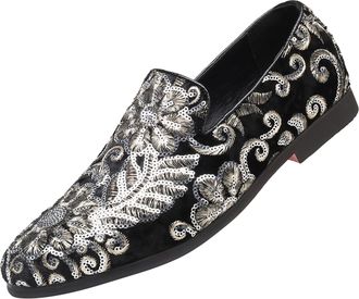 Generic Mens Sequin Shoes, Leather Shoes with Heel, Business Shoes, Classic Wedding Shoes, Oxford Shoes, Metallic Glitter Suit Shoes, Non-Slip Low Shoes for W