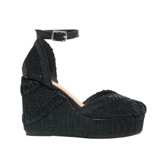 Castaner Wedges, female, Black, Size: 10 US Charmie 100