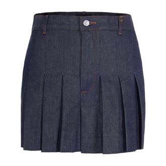 A.P.C. Short Skirts, female, Blue, Size: S Short Skirts