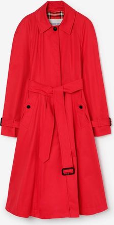 Burberry Long Gabardine Ellingham Fit-and-flare Car Coat