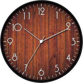 OEM Reloj De Pared Silencioso A Pilas: Ideal Para Dormitorios, Aulas Y Estudios