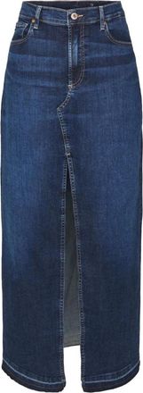 AG - Adriano Goldschmied Gonna - Dames - Spijkerrokken - Blauw - W27 - Denim - Rokken