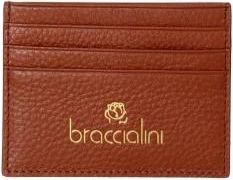 Braccialini Lisabel Cardholder - Dames - Portefeuilles - Bruin - ONE Size - Leer - Accessoires