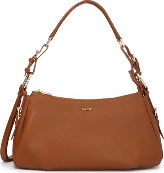 Kazar Vedette Schoudertas - Dames - Schoudertassen - Bruin - ONE Size - Leer - Tassen