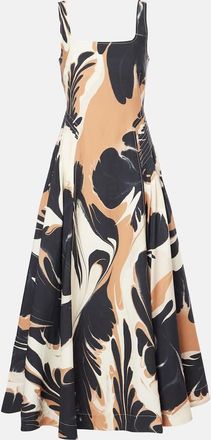 SIMKHAI Paola printed maxi dress