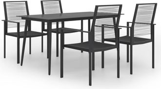 vidaXL Set De Cena De Jard&iacute;n De 5 Pcs