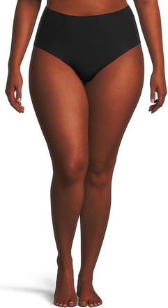 Commando Solid High-Rise Panty HRP01 Womens Underwear Black : MD/LG, Microfiber/Nylon/Spandex