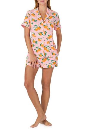 Kate Spade New York print short pajamas in Pink Print at Nordstrom, Size X-Large