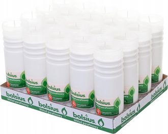 OEM Insertos De Parafina Para Velas, 4 D&iacute;as, Bolsius, 20 Unidades