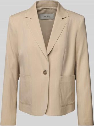 More Blazer mit aufgesetzten Taschen in Beige, Gr&ouml;&szlig;e 38