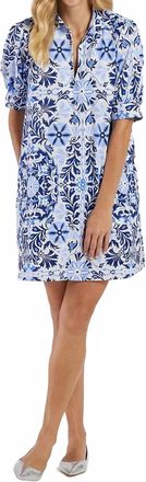 Jude Connally Emerson Mini Dres In French Tile White