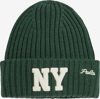 Polo Ralph Lauren Strickm&uuml;tze aus hochwertiger Wollmischung