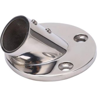 OEM Herrajes Para Pasamanos, Pasamanos Robusto Y Anticorrosivo Con Base Redonda, Precisi&oacute;n Para Tubos De 25 Mm (45&deg;) - Crezuo