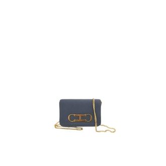 Carolina Herrera Initials Insignia Crossbody - female - Carolina Herrera - Mini Bags - Blue - ONE SIZE - Bags