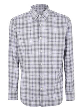 Tintoria Mattei checked shirt - Grey