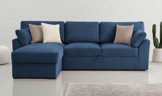 HOME AFFAIRE Ecksofa »Citry« Breite 246 cm, Chenille, Bettfunktion, Bettkasten, L-Form