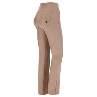 Freddy WR.UP similpelle wide leg vita alta con doppia zip