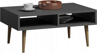 OEM Tavolino Isla, Antracite, Gambe In Faggio