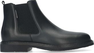 Mephisto Handgemaakte Heren Enkellaars - Schokabsorberend en Comfortabel - Heren - Chelseaboots - Zwart - 44 EU - Leer - Schoenen
