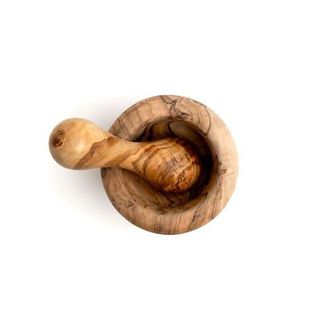 B&eacute;rard Handcrafted Olivewood Mortar and Pestle Set, 2.75-Inch in Brown at Nordstrom