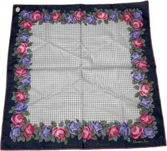Dior Pre-owned Vintage Zijden Sjaal - Dames - Vintage Accessoires - Veelkleurig - ONE Size - Vintage