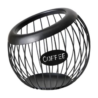 OEM Organizador De C&aacute;psulas De Caf&eacute; De Gran Capacidad De Metal Cesta De Almacenamiento Para Mesa De Centro Organizador Multifuncional Para C&aacute;psulas De Caf