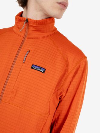 Patagonia Mens R1 Fleece Jacket orange