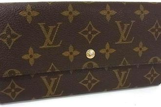 Louis Vuitton Monogram Brown Monogram Long Wallet (Bi-Fold) (Pre-Owned)