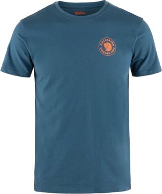 Fj&auml;llr&auml;ven Tops, Heren, Blauw, L, T-Shirt 1960 Logo