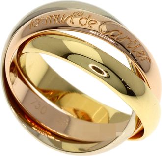 Cartier Trinity Yellow Gold (18K) Pink Gold (18K) White Gold (18K) Band Ring (Pre-Owned)
