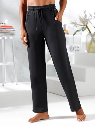 Feel Good Dehnbund-Hose FEEL GOOD, Damen, Gr. 36/38, Normalgr&ouml;ssen, schwarz, 55% Modal, 39% Polyester, 6% Elasthan, unifarben, Hosen Dehnbund-Hose