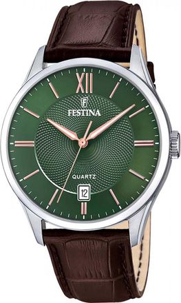 Festina F20426-8 Mens Classic Watch - Silver - One Size