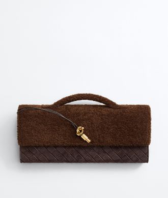 Bottega Veneta Andiamo Clutch - Brown - Women