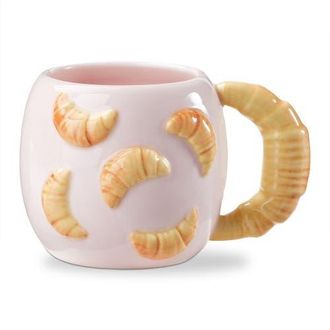 Tag Croissant Mug Earthenware 17 oz Multi 4.11 x 4.11 x 3.8 in in Multicolored at Nordstrom