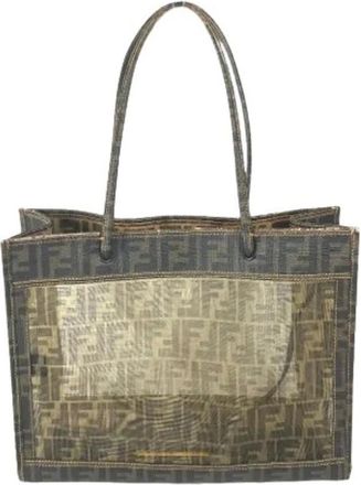 Fendi Pre-owned Tote Bags, female, Brown, Size: ONE SIZE Pre-owned Vintage Tote Bag