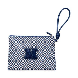 Max Mara Clutches, female, Blue, Size: ONE SIZE Tazzina Clutch