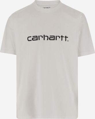 Carhartt Work in Progress Off White Logo T-shirt