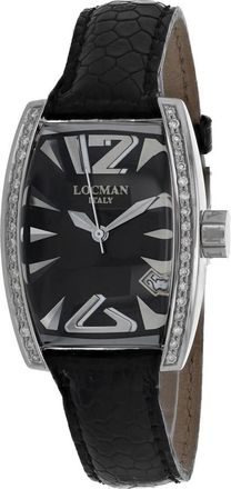 Locman Panorama Quartz Black Dial Ladies Watch 151BKD