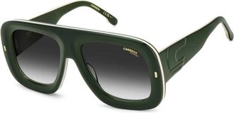 Carrera Flaglab 18 1Ed(9O) Zonnebril - Dames - Zonnebrillen - Groen - 57 MM - Accessoires