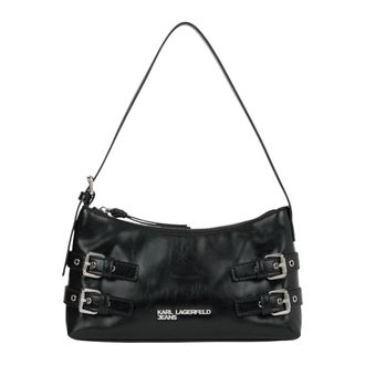 Karl Lagerfeld Shoulder Bags, female, Black, Size: ONE SIZE KLJ Buckle Shoulder Bag
