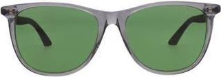 Montblanc 56mm Square Sunglasses in Grey Black Green at Nordstrom Rack