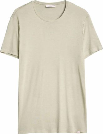 Orlebar Brown Mens Cashmere Classic Tee In Parched Green