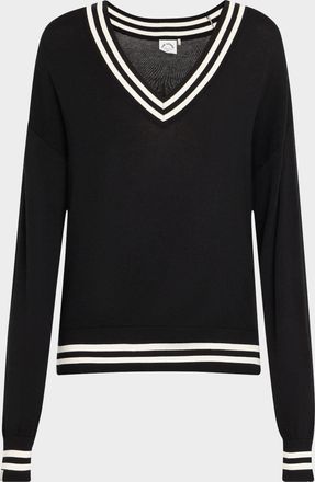 The Upside Duet V-Neck Knit Sweater